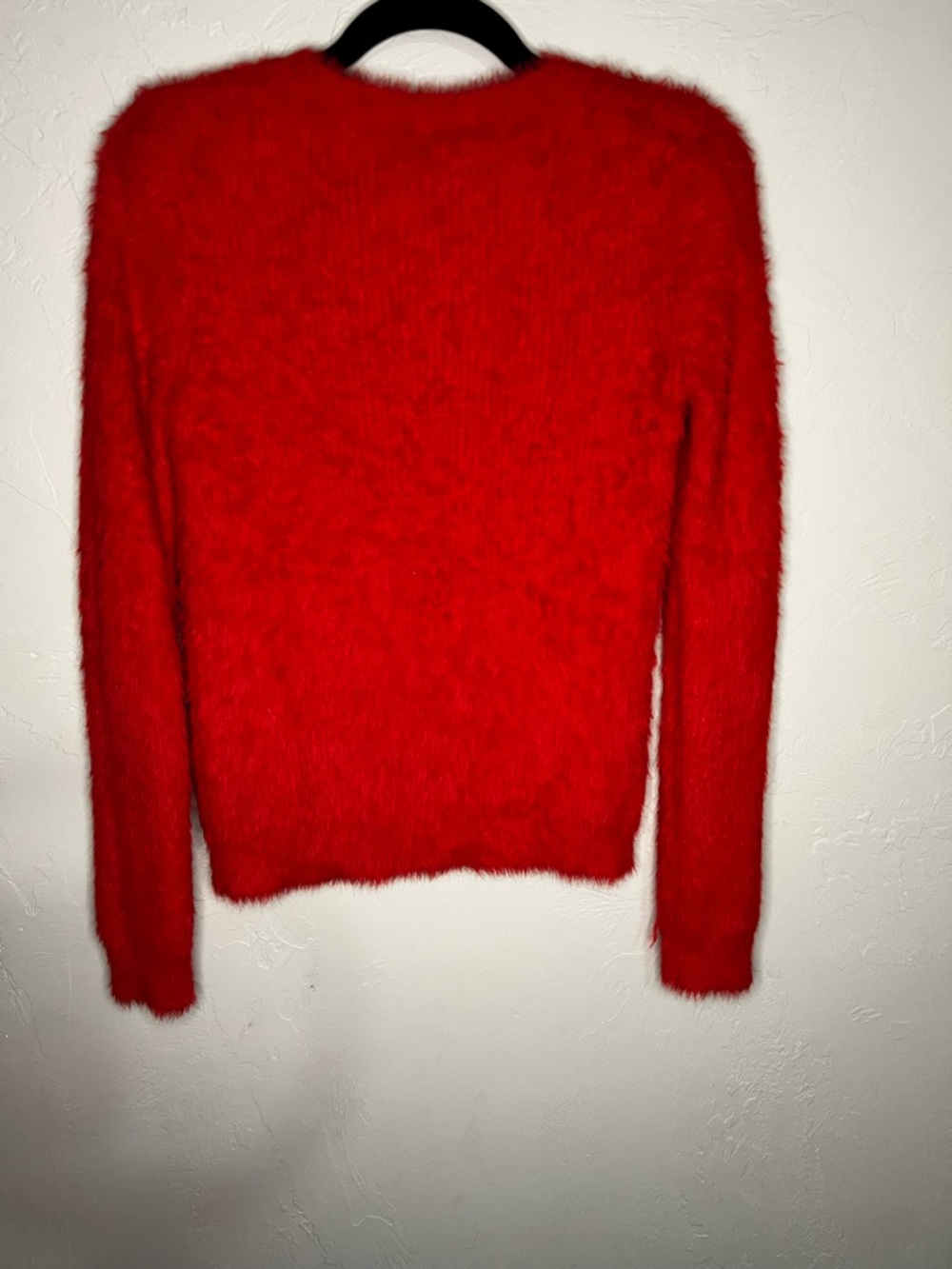 Kate Spade Courtland Mainland Red Eyelash Crewneck Quiet Luxury Sweater - Picture 8 of 8
